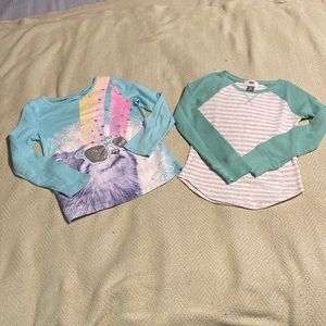 Long Sleeve Pullover Shirts.  Carter’s & Old Navy.  EUC!